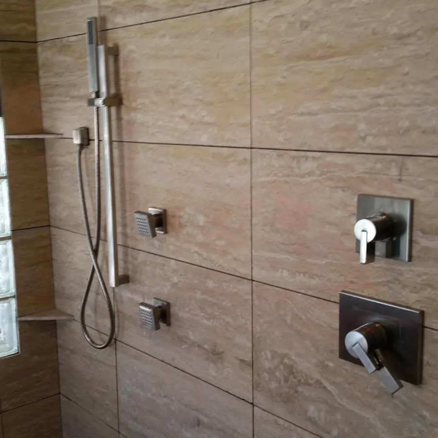 Shower fixture installation for Water Heater Replacement in Munster